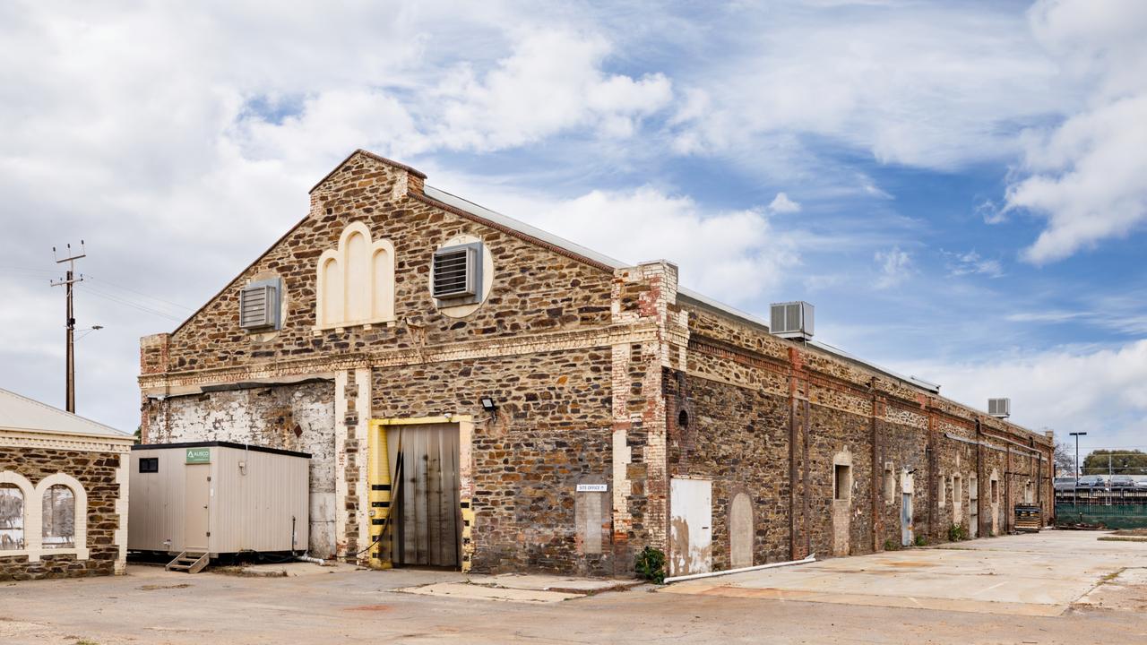 Heritage structures at the former Brompton gasworks site. Supplied by Renewal SA