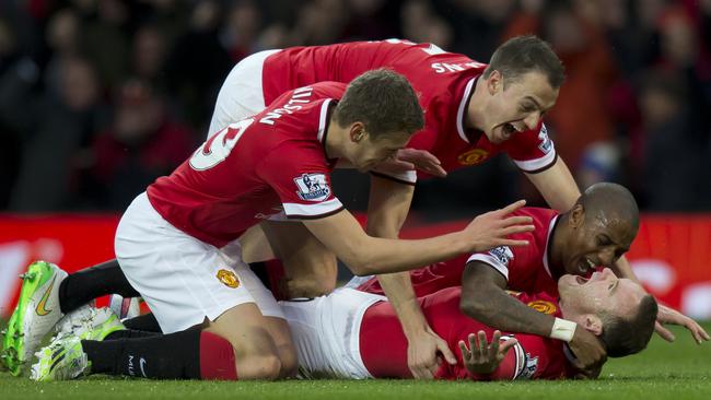 Wayne Rooney got the scoring underway at Old Trafford.