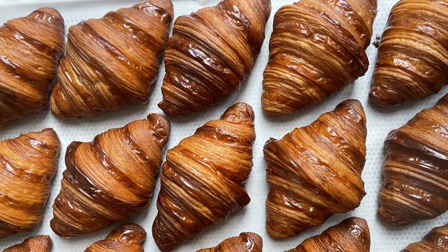 The winning pastries at Lode Pies &amp; Pastries, Surry Hills, today. Picture: Justin Lloyd