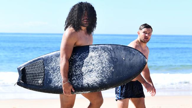 Konrad Hurrell has been a fan favourite since joining the Titans from the Warriors in 2016. Photo: AAP