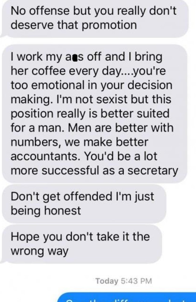Sexist Co Worker Tells Woman She Doesnt Deserve Promotion Gets Owned