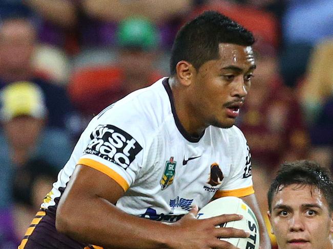 Anthony Milford in action during the round 10 NRL game between the Manly Sea Eagles and the Brisbane Broncos, from Suncorp Stadium in Brisbane. Pics Adam Head