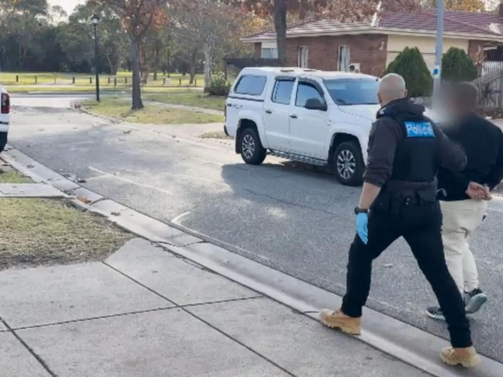 Police have arrested six people across Melbourne as part of a major investigation into drugs and firearms. Source: Victoria Police