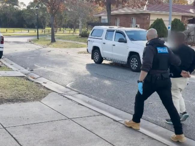 Police have arrested six people across Melbourne as part of a major investigation into drugs and firearms. Source: Victoria Police