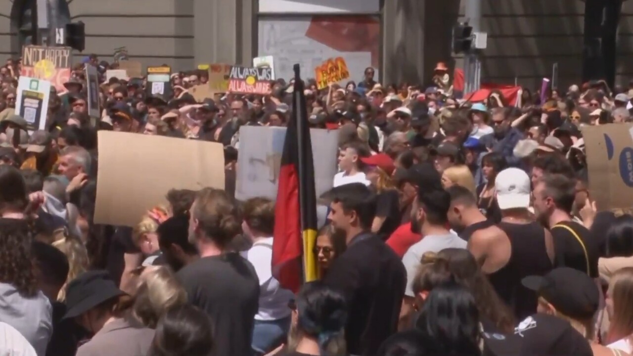 Melbourne 'invasion day' protest was Victoria's largest