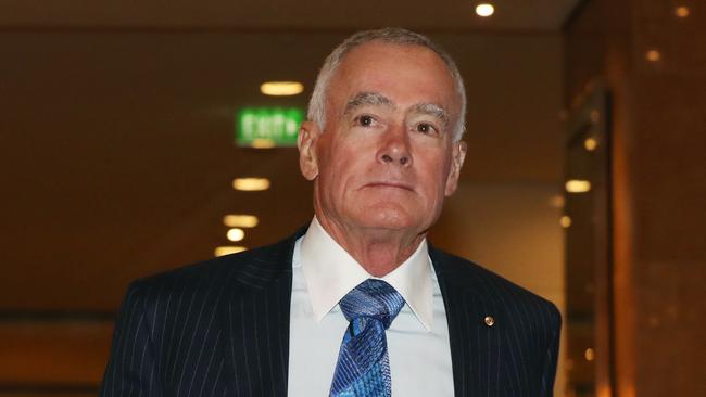 John Poynton had initially resisted pressure to quit Crown’s board. Picture: AAP