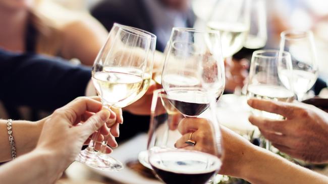 Drinking two glasses of red wine before bed can help you lose weight. Picture: iStock