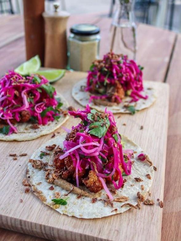 Fried cauliflower tacos. Picture: Instagram.