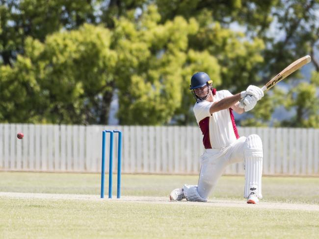 Geoff Klease bats for Central Districts against Western Districts in Harding-Madsen Shield div 1 cricket at Southern Cross Reserve Oval, Saturday, October 9, 2021. Picture: Kevin Farmer