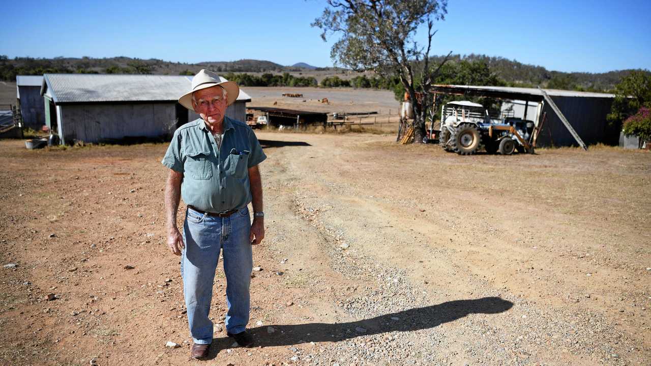 Reg Shields at his Marmor property. Picture: Allan Reinikka ROK030719ashields