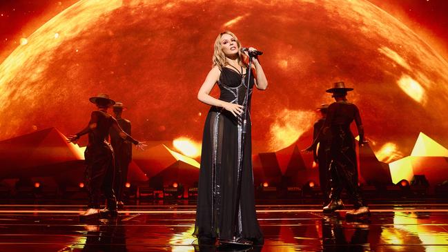 Kylie Minogue kicked off her long-awaited Australian tour in Perth over the weekend. Picture: Erik Melvin