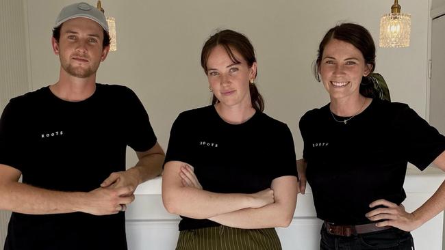 Siblings Wesley and Skye Bailey and Jana Temple (nee Bailey) brought the Roots Collective to life as the fruit of decades of work in customer service and hospitality. Picture: supplied