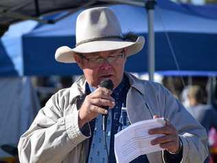 Callide MP Colin Boyce opened this years Mundubbera show. Picture: Philippe Coquerand