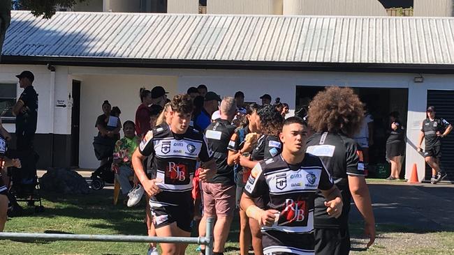 Tweed Heads take to the field at Davies Park.