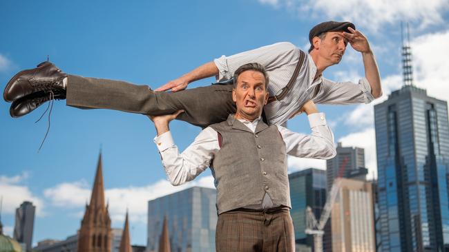 Lano and Woodley made a triumphant return at last year’s Comedy Festival with Fly, based on the Wright brothers. Picture: Jason Edwards