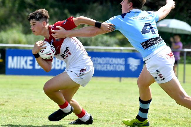 Redcliffe Dolphins player Jahrel Iselin-Janse during the 2022 season. Picture, John Gass