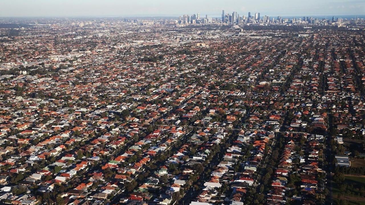 Images of Melbourne's growth captured by environmental group Sustainable Population Australia.