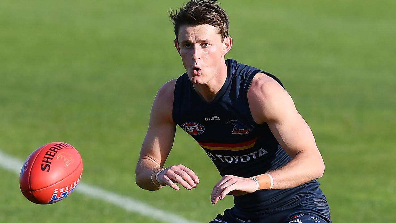 Matt Crouch has a two-year deal from the Crows in front of him. Picture: Mark Brake