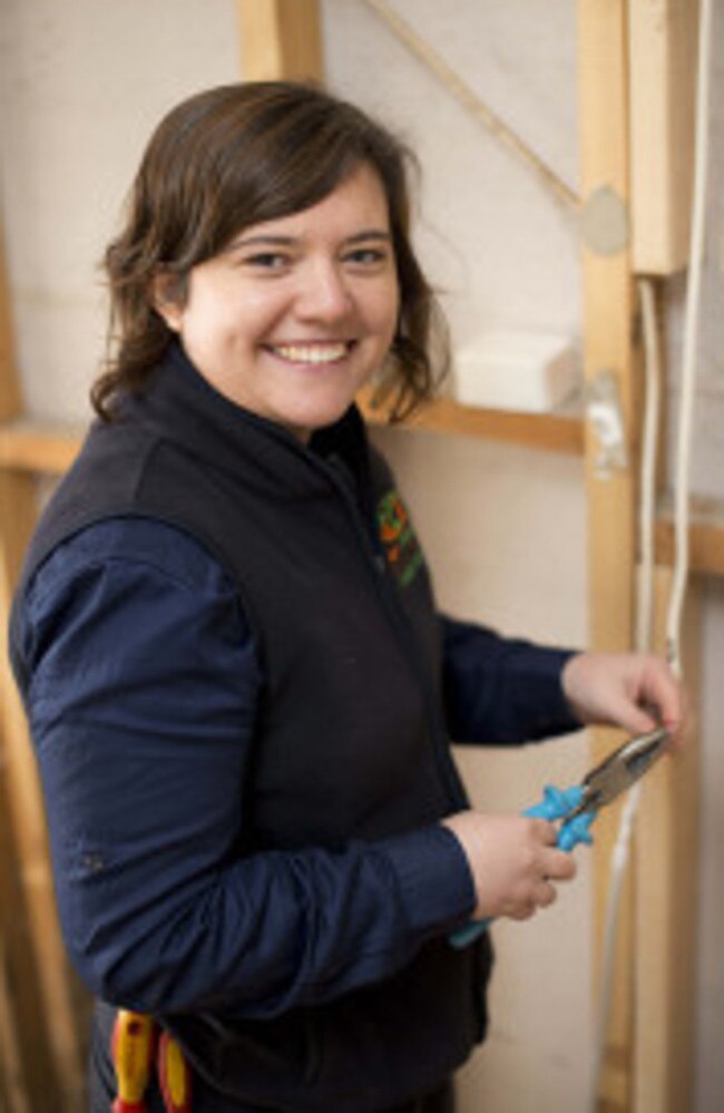 Melbourne-based electrician Sally Liddell.