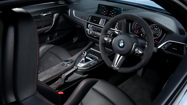 The interior is luxurious with high-quality material used throughout.