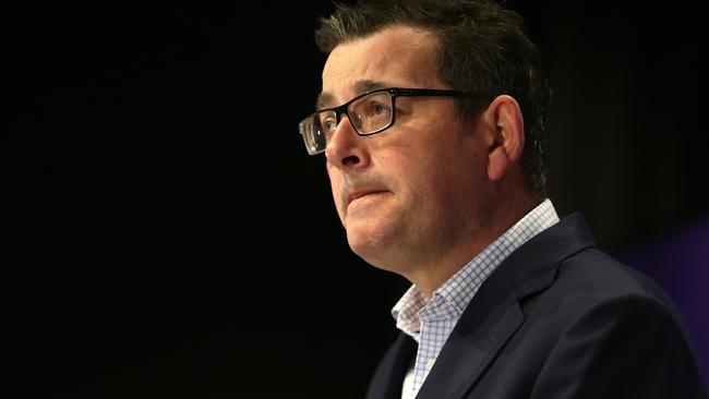 Victorian Premier Daniel Andrews speaks to the media at a press conference. Picture: NCA NewsWire / Sarah Matray