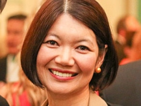 SA Liberal MP Jing Lee and her husband businessman Eddie Lieu at the Adelaide Festival Centre in 2016.