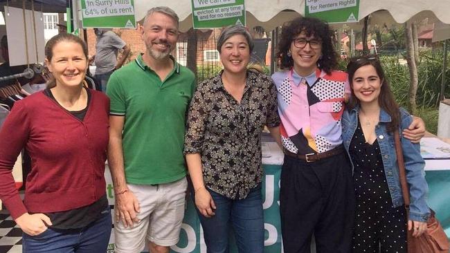 A number of Greens MPs including Jenny Leong declined to comment when The Daily Telegraph asked if the posts were appropriate. Picture: Facebook/MatthewThompson