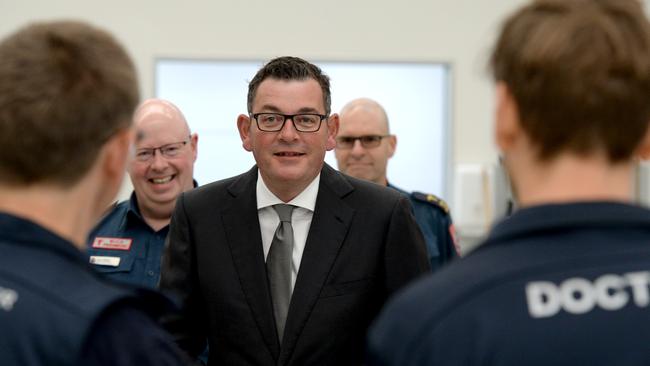 Victorian Premier Daniel Andrews remains in sick leave after a horror fall in March. Picture: NCA NewsWire / Andrew Henshaw