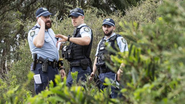 A major police investigation is underway after a body was found dumped and wrapped in plastic in bushland near Sydney Airport. Picture: NewsWire/ Monique Harmer