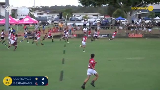 Replay: Qld Royals v Qld Barbarians (U16 Boys) - Pacific Youth Rugby Festival Day 1