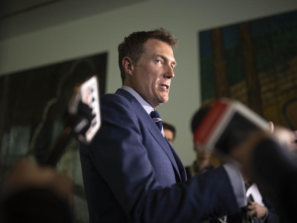 Christian Porter will have a ‘cold hard think’ about suing the ABC. Picture: NCA NewsWire/Gary Ramage