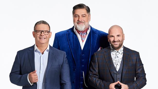 Gary Mehigan, Matt Preston and George Calombaris all left the MasterChef judging table in 2019. Picture: Supplied/Ten