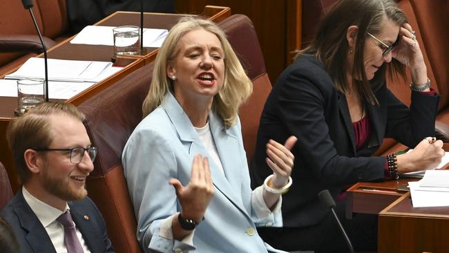 Coalition Senator Bridget McKenzie says Australia needs to ‘split the supermarkets up’. Picture: NewsWire / Martin Ollman