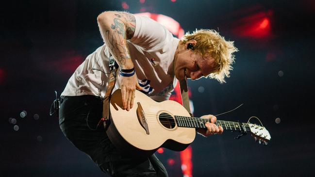 Ed Sheeran is playing some of the biggest venues in the country this summer. Picture: Zakary Walters