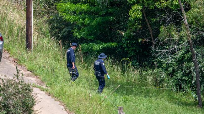 A body was found at the rural property on Friday. Picture: Thomas Lisson / NewsWire,