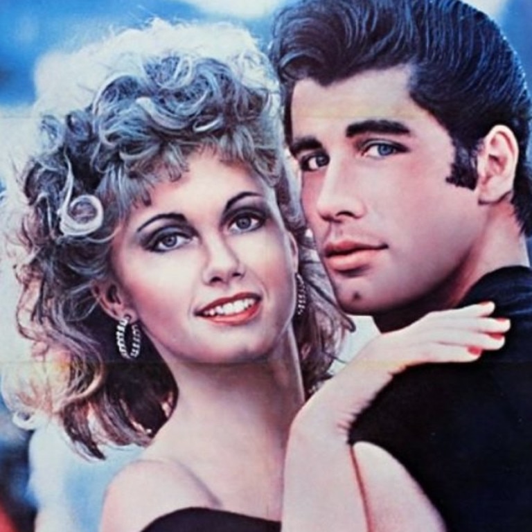 The two stars in Grease, which came out in the 1970s.