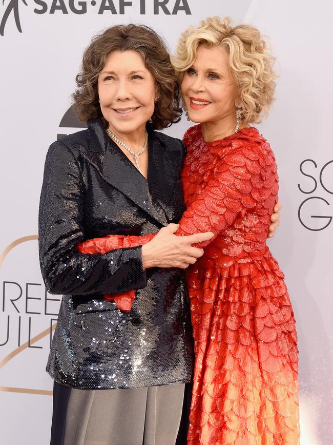 Lily Tomlin and Jane Fonda. Picture: Getty