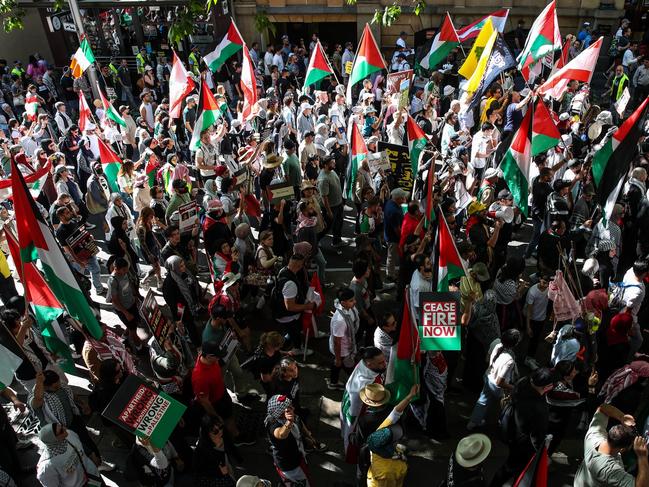 Demonstrations are by their nature an expression of division. Picture: Getty Images