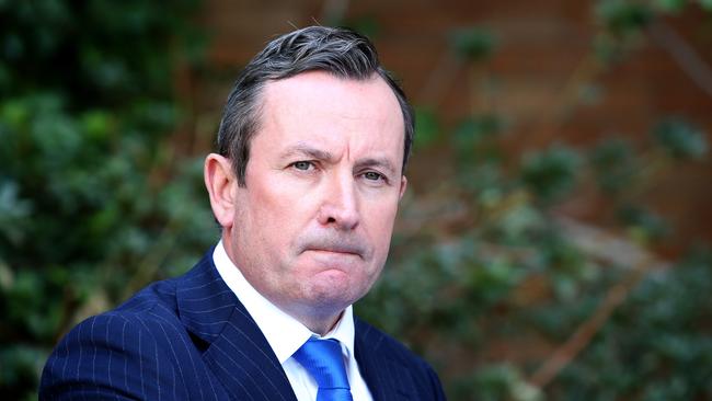 WA premier Mark McGowan. Picture: Colin Murty / The Australian