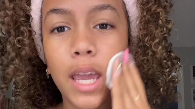 Deja Clark, 14, has announced she is launching her first solo business ‘Sunny De’. Photo: Instagram.