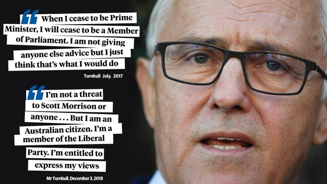 Promises outgoing prime minister Malcolm Turnbull made but couldn't keep.