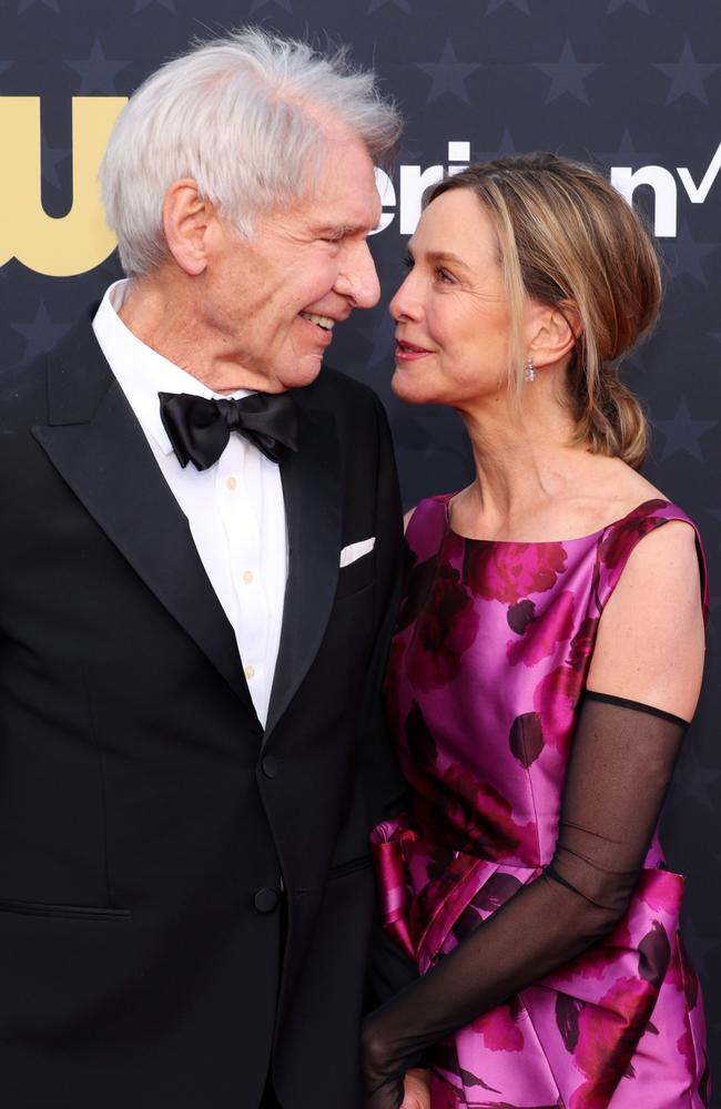 Harrison Ford, 82, and Calista Flockhart, 60, are one of Hollywood’s longest running couples. Photo: Matt Winkelmeyer/Getty Images for Critics Choice Association.