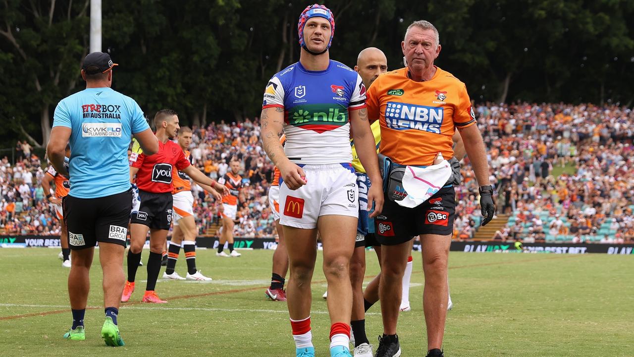 Kalyn Ponga’s return date is unclear at this stage. Picture: Getty Images