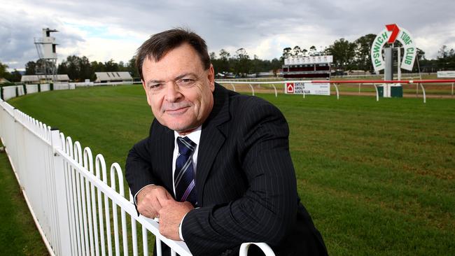 Ipswich Turf Club general manager Brett Kitching is still waiting for funding approval for a redevelopment of Ipswich racecourse. Picture: Peter Cronin