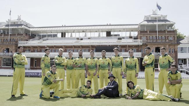 Australia’s male indigenous cricketers recreated the famous photo from the 1868 tour.