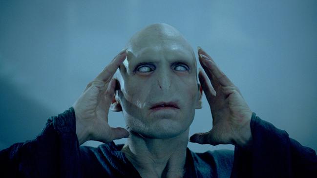 Lord Voldemort, the evil one, has death scripted into his name. Picture: Supplied.