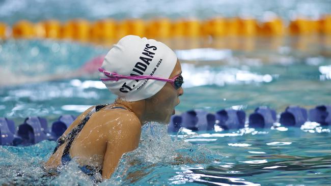 The QGSSA swimming championships at the Sleeman Sports Complex, Brisbane 28th February 2024. (Image/Josh Woning)
