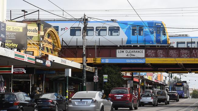 Some of the most difficult engineering feats are in Treasurer Josh Frydenberg’s seat of Kooyong, along already congested in Glenferrie, Camberwell and Canterbury. Picture: Josie Hayden