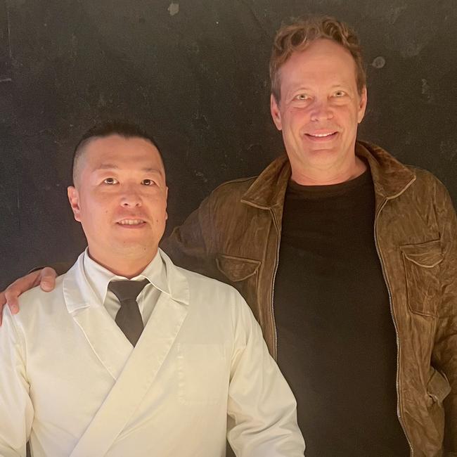 Actor Vince Vaughn at Sushi Room in Fortitude Valley. Photo: Instagram.