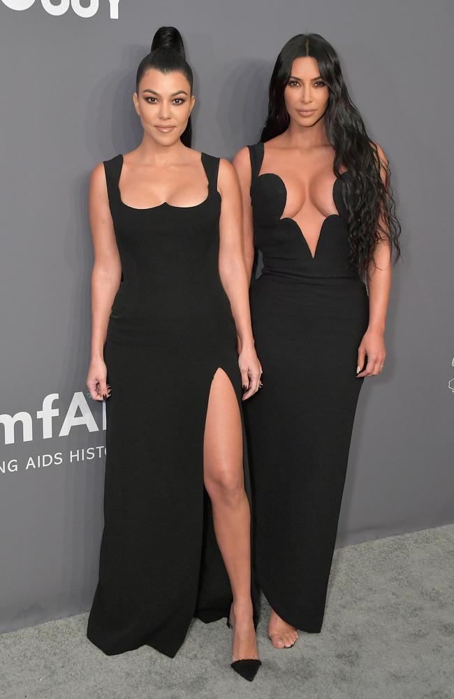 Kourtney and Kim. Picture: Michael Loccisano/Wire Image